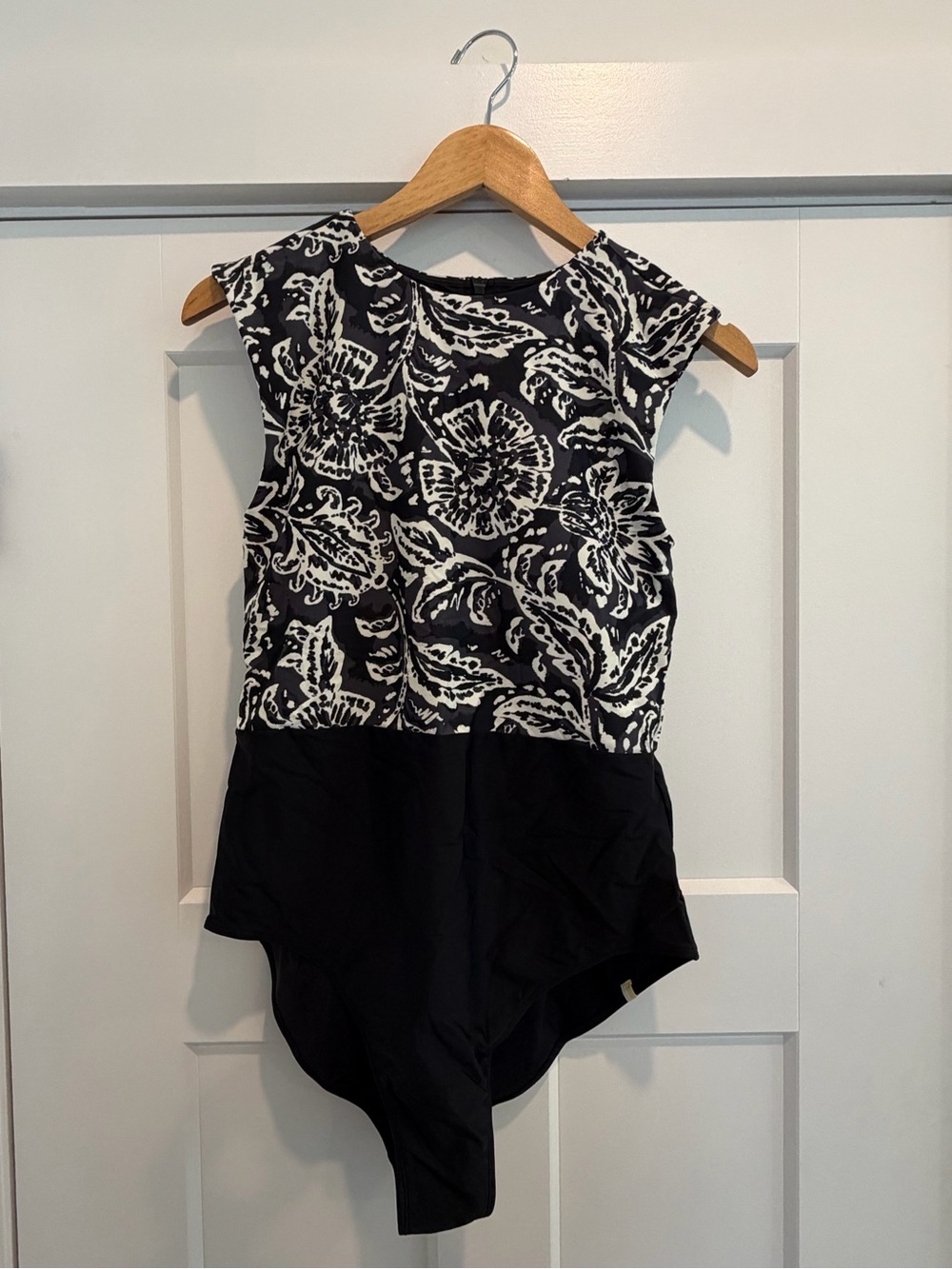 Summersalt Black & White Floral One-Piece Swimsuit